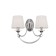 Wall lamp 40W, 2HE14, 22x32 cm, chrome