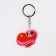 Acrylic keychain "With Love", 5.5 x 5.2 cm