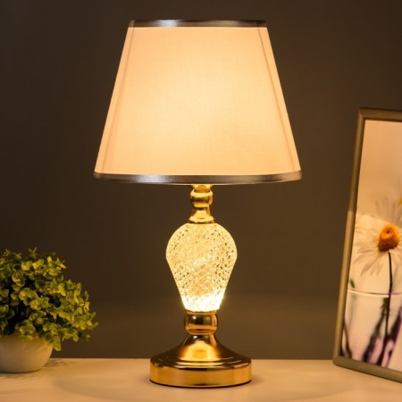 ENES table lamp E27 40W chrome 25x25x43 cm Risalux-1