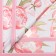 Matte Flower Film, Fleur, 55x55 cm, pink