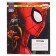 Notebook in a cage 12 sheets, 5 types of mix, cover coated cardboard, spider-man