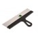 Spatula SIBRTTS 85468, 6x6 mm tooth, stainless steel, plastic handle, 350 mm