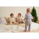Combineson crumb I "Merry XMAS", height 62-68 cm, beige color
