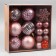 A set of jewelry plastic 30 pcs "Trilate" d-7 and 3.5 cm, snowflake-6.5 cm, beige pink
