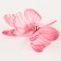 Decor for creativity "Butterfly", two -layer, set of 12 pcs., Size 1 pc. - 5 × 4 cm, red color
