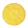 The pillow is round on the armchair waterproof D60 cm, yellow color, Greta 20%, polyester 80%