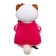 Soft toy "Lee in a knitted dress with a heart", 24 cm