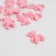 Bead "Bear" (set 10 pcs.), 3.4 × 2.4 × 1 cm, light pink color