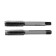 Taps metric manual tundra, m8 x 1 mm, set of 2 pcs.