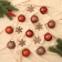 A set of jewelry plastic 40 pcs "Snow Eide day" Grace, D-6 cm, snowflake 6 cm, brown