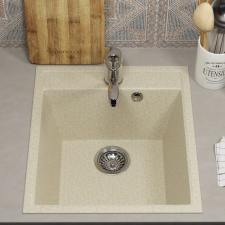 Kitchen carrier from the stone Uperwood Econ UPD-404, 002, rectangular, color 002 beige matte 103024-1
