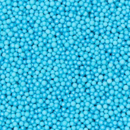 Confectionery sprinkling balls 2 mm, blue mother -of -pearl, 50 g