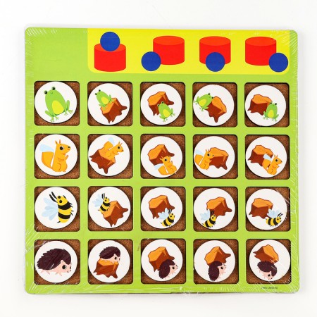 Wooden puzzle for children "develop spatial thinking"-7