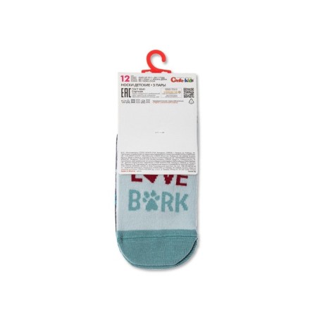 Socks children's cotton CONTE KIDS TIP-Top, size 12, Assorted color, 3 pairs-5
