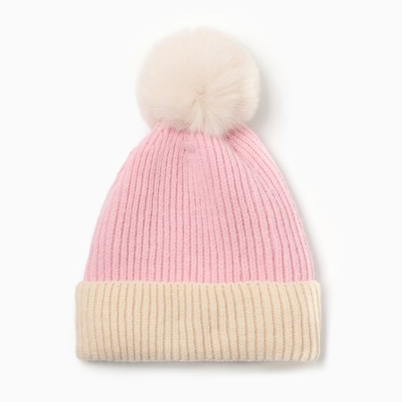 Children's hat Minaku, central pink, district 48-50