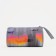 Lightning cosmetic bag, gray/turquoise color