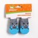 Nosks non-slip "bears", size S (2.5/3.5 * 6 cm), set 4 pcs, gray-blue
