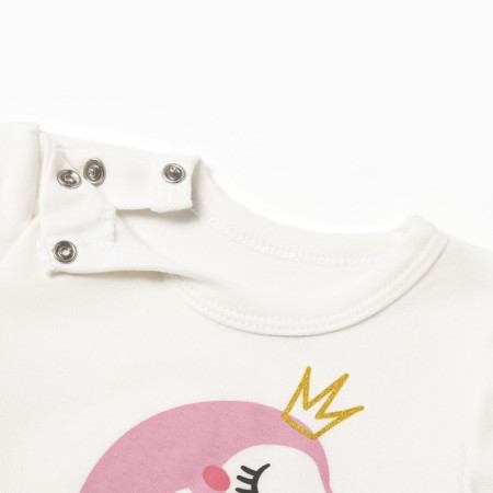 Body crumb I "flamingo", height 62-68 cm, white-1