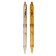 Set of ball pens, 4 pieces, automatic, blue rod, mix