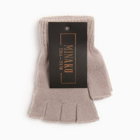Minaku mittens, col. Beige, rr 15 (6-8 years)-5
