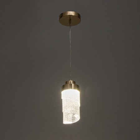 Bayerlux “Ginel” lamp LED 16W gold 8.5x8.5x22-130 cm-4