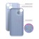 Borasco cover for iPhone 14, Soft Touch, silicone, microfiber, lavender
