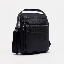 Male bag, black color
