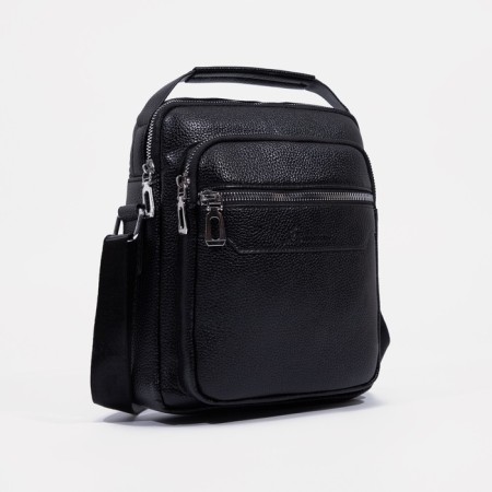 Male bag, black color