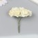 Flowers for decorating "tea roses" 1 bouquet = 6 colors 9.5 cm cream
