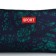 Sports bag, textura, average size, blue/green color