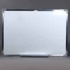 Magnetic board is one -sided, with a marker shelf, corrugated circulation