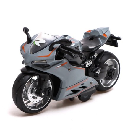 Metallic motorcycle "Sports", scale 1:12, mix-4