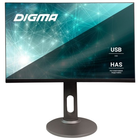 Монитор Digma 23.8" DM-MONB2408 черный IPS LED 5ms 16:9 HDMI M/M матовая HAS Piv 250cd 178гр 10046