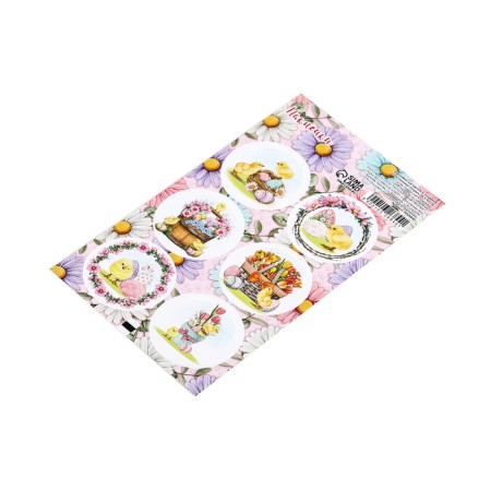 Stick for flowers and gifts "Easter patterns", 16 × 9.5 cm-1