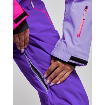 Ski -linide combine Women's winter, size 42, purple color-16