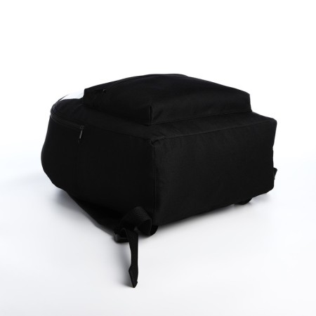 A backpack on the zipper "anime", the color is black-4