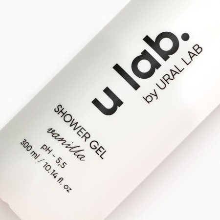 Shower gel, daily care, 300 ml, vanilla aroma, u lab-2