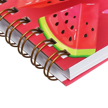 A6 sketchbook, 80 sheets on the crest on the short side of the "slices", solid cover, block 100 g/m²-2