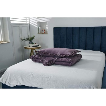 A set with a bedspread "Rebeca", size 160x220 cm, 50x70 cm, purple color-8
