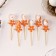 Swap eggs Orange flower, set 6 pcs.