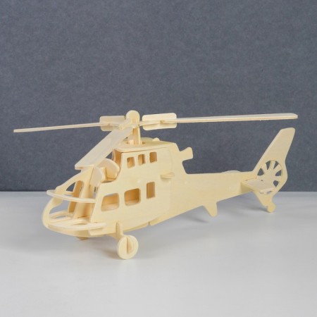 3D-model team wooden miracle-brown "Helicopter"