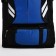Tourist backpack on lightning, 4 outer pockets, blue/black color