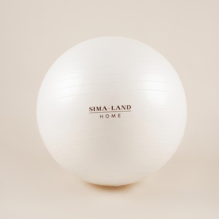 Fitball Sima-Land Home 75 cm, 1000 gr, anti-wings, white color-3
