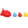 A set of rubber toys for the bathtub "soap: fish", 4 pcs, crush me