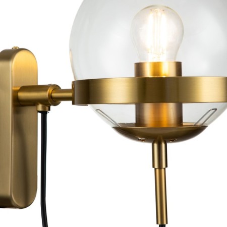 Bra Indigo, 13005/1w Bronze. 1x40W, e27, 270.5x150x221 mm, transparent color-3