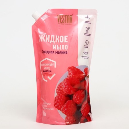 Liquid soap Vestar, Raspberry, Doy-Pak, 1000 ml