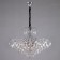 Suspended chandelier with crystal Crystal, 60W, E14, 90x90 cm