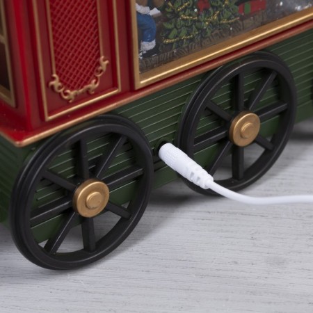LED figure "Train" 48 × 20 × 9.5 cm, plastic, AAX3 batteries (not complete), USB, glow warm white-5