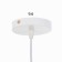 Causis "Oasis" 1x60W E27 white, gold 15x15x30 (100) cm