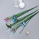 Decor "Weed with butterflies" 64 cm, mix